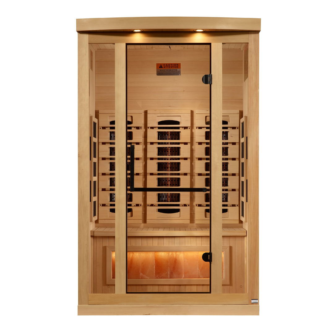 Reserve Edition 2 Person Full Spectrum Sauna with Himalayan Salt Bar