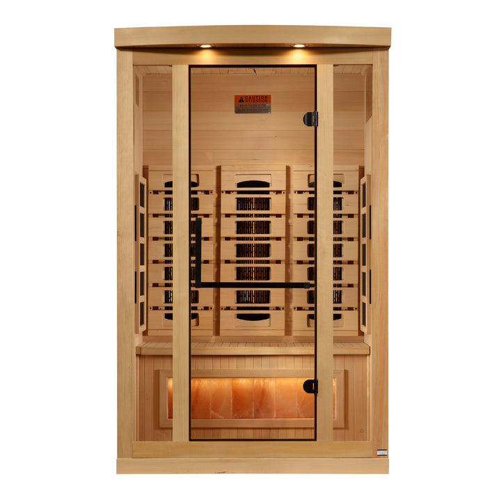 Reserve Edition 2 Person Full Spectrum Sauna with Himalayan Salt Bar