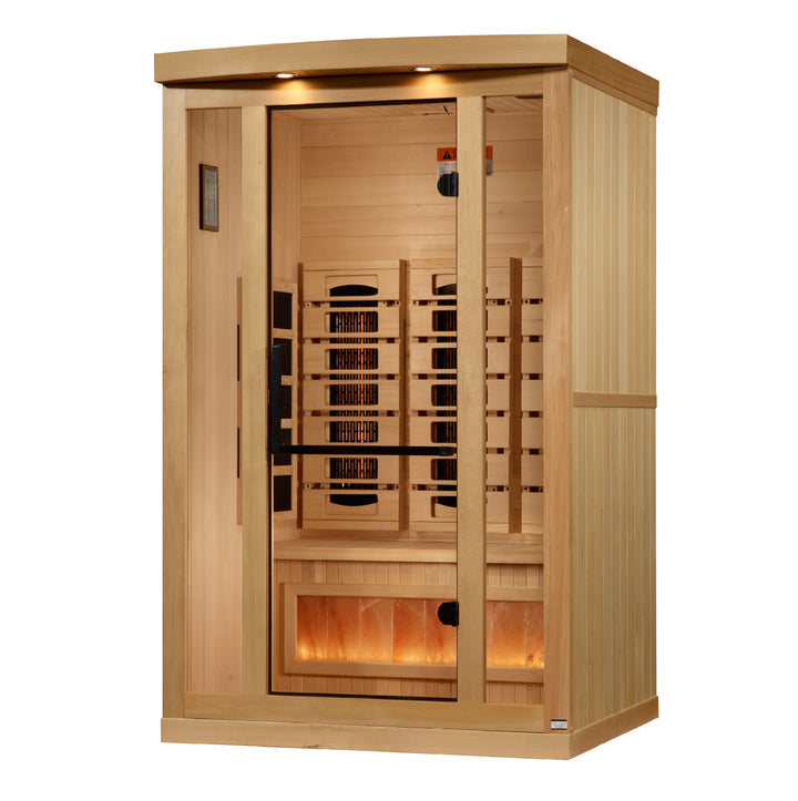 Reserve Edition 2 Person Full Spectrum Sauna with Himalayan Salt Bar