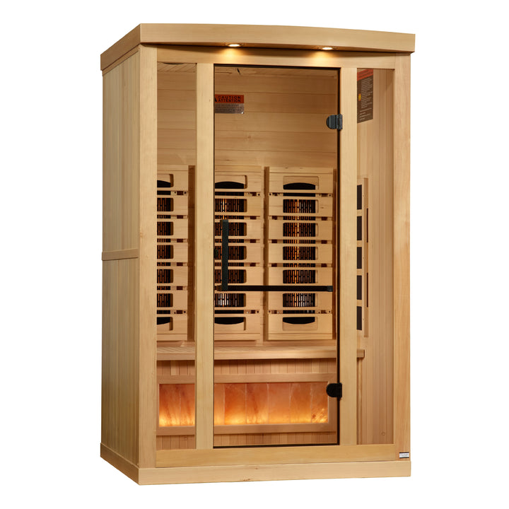 Reserve Edition 2 Person Full Spectrum Sauna with Himalayan Salt Bar