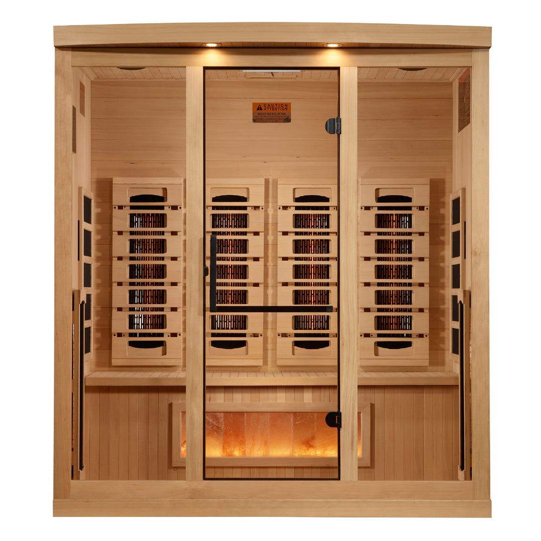 Reserve Edition 4 Person Full Spectrum Sauna with Himalayan Salt Bars