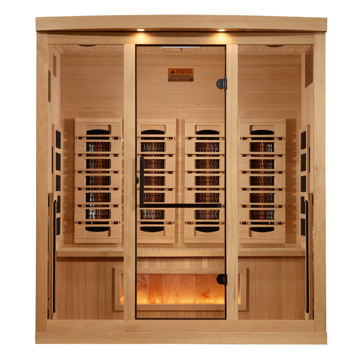 Reserve Edition 4 Person Full Spectrum Sauna with Himalayan Salt Bars