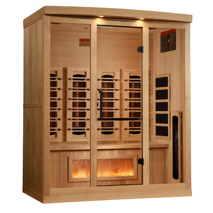 Reserve Edition 4 Person Full Spectrum Sauna with Himalayan Salt Bars