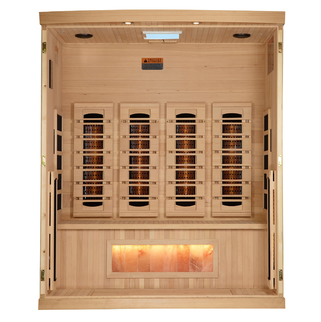 Reserve Edition 4 Person Full Spectrum Sauna with Himalayan Salt Bars