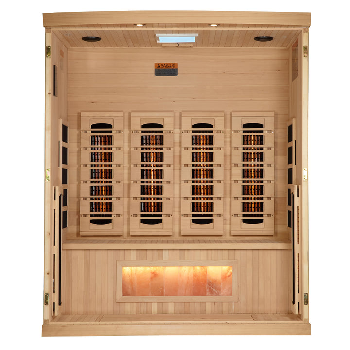 Reserve Edition 4 Person Full Spectrum Sauna with Himalayan Salt Bars
