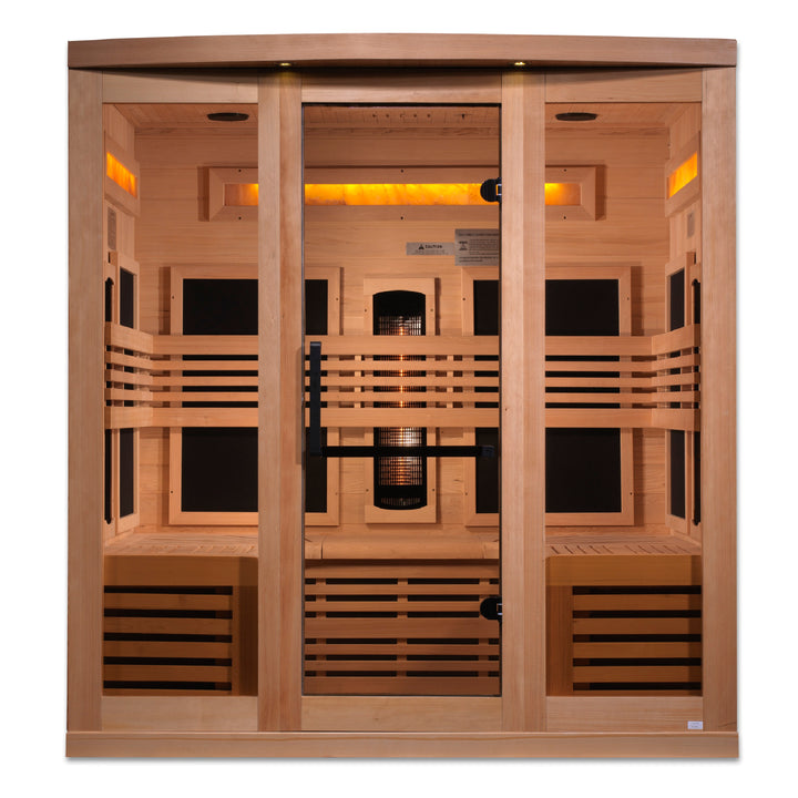 Reserve Edition 6 Person Near Zero EMF Full Spectrum Sauna with Himalayan Salt Bars