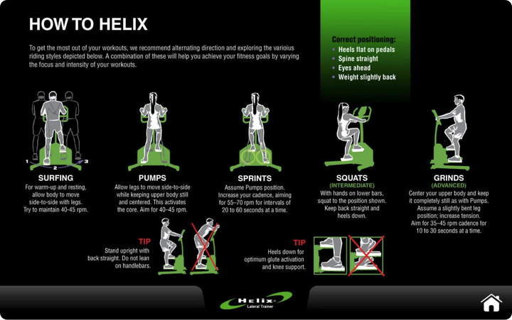 HLT3500-3D Lateral Elliptical Trainer