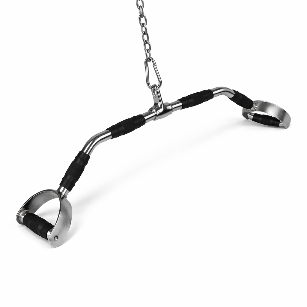 34" Revolving Pro Style Lat Bar w/ Ergo Grips