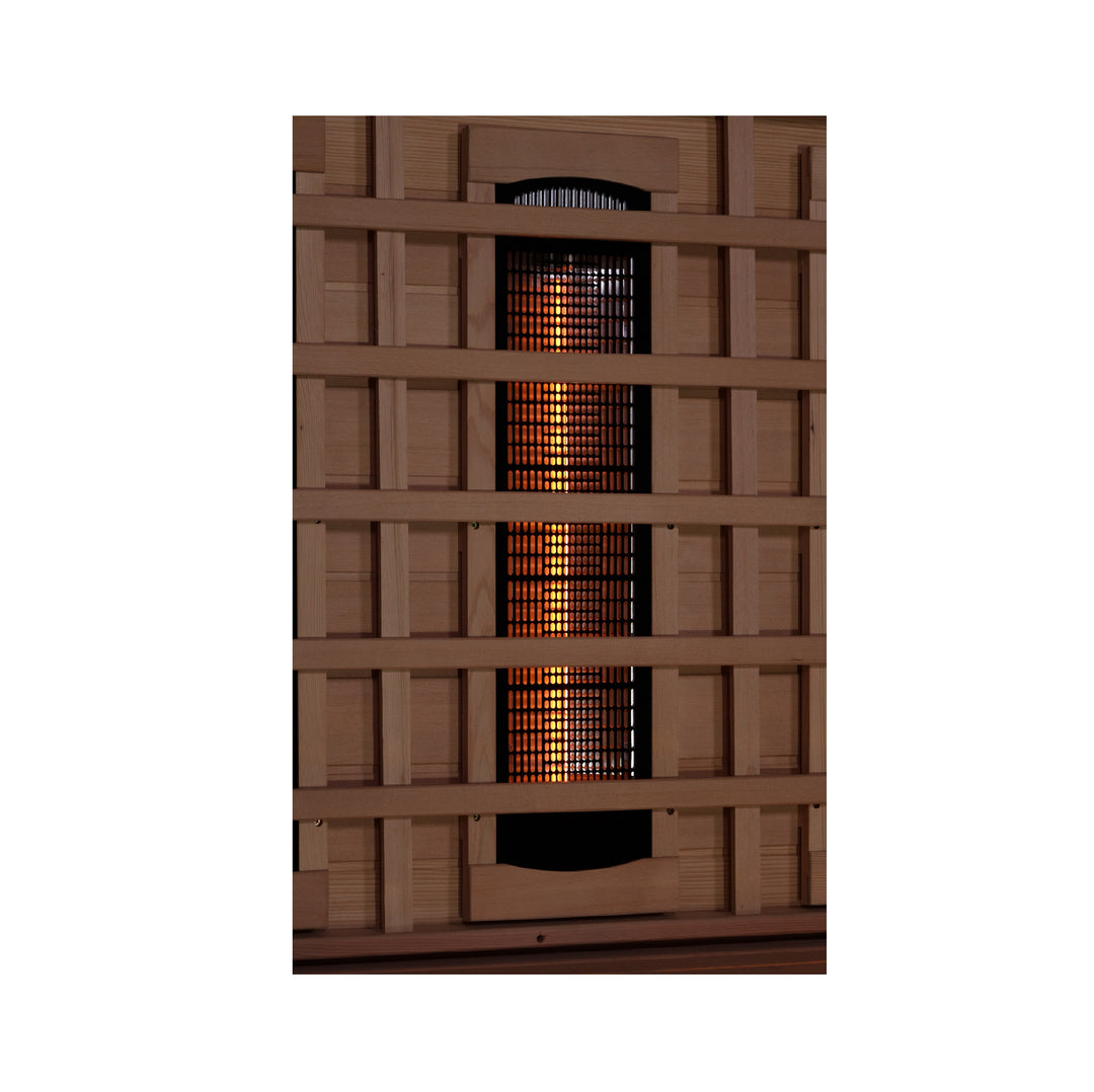 Reserve Edition 3 Person Near Zero EMF Full Spectrum Sauna with Himalayan Salt Bars