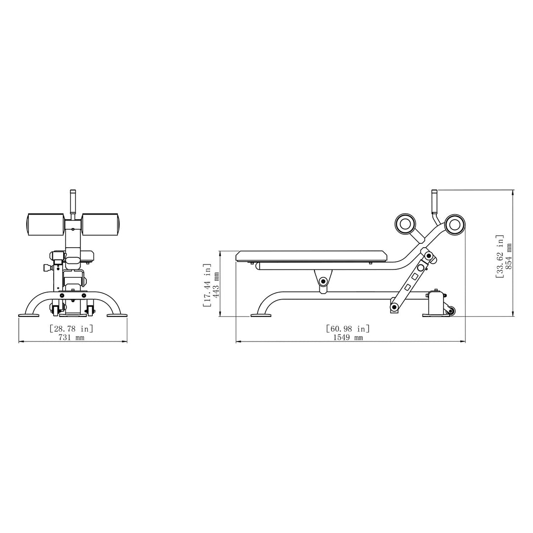 PRO AAB Adjustable Ab Bench