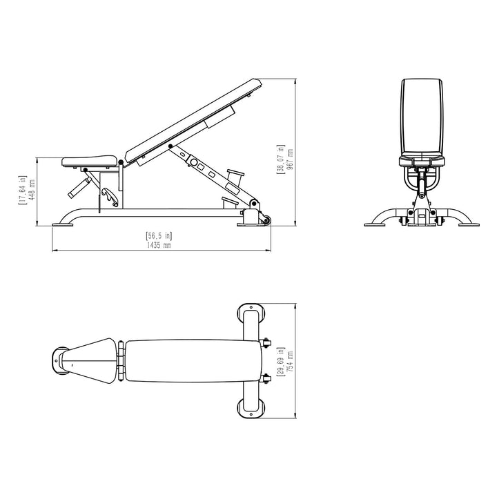PRO FIB Flat Incline Bench
