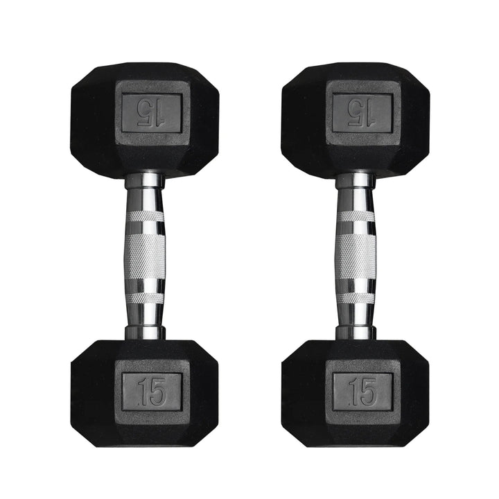 Legion Rubber Hex Dumbbell Set (5–100lb)