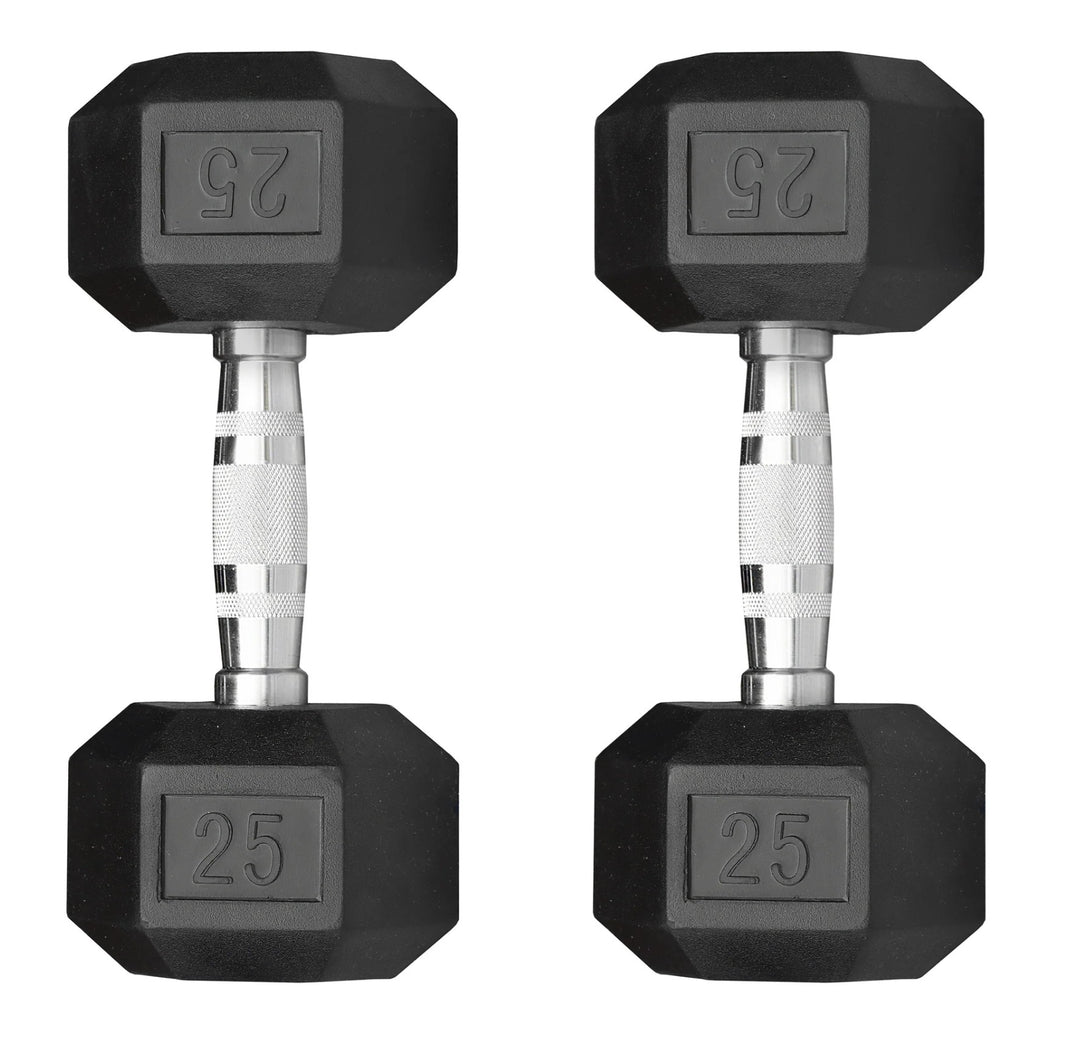 Legion Rubber Hex Dumbbell Set (5–100lb)