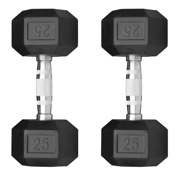 Legion Rubber Hex Dumbbell Set (5–100lb)