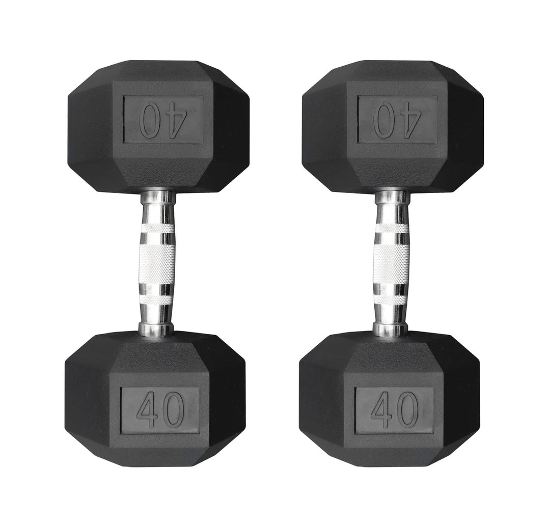 Legion Rubber Hex Dumbbell Set (5–100lb)