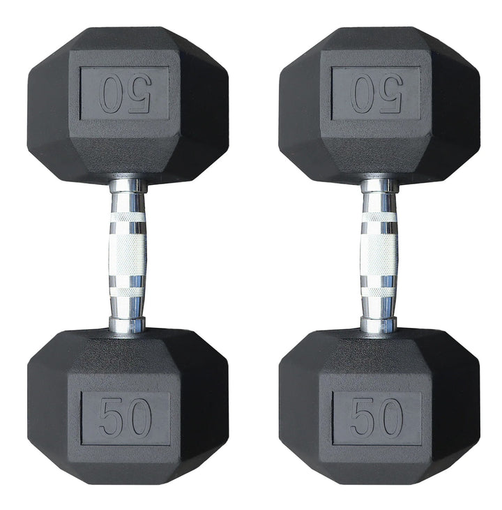 Legion Rubber Hex Dumbbell Set (5–100lb)