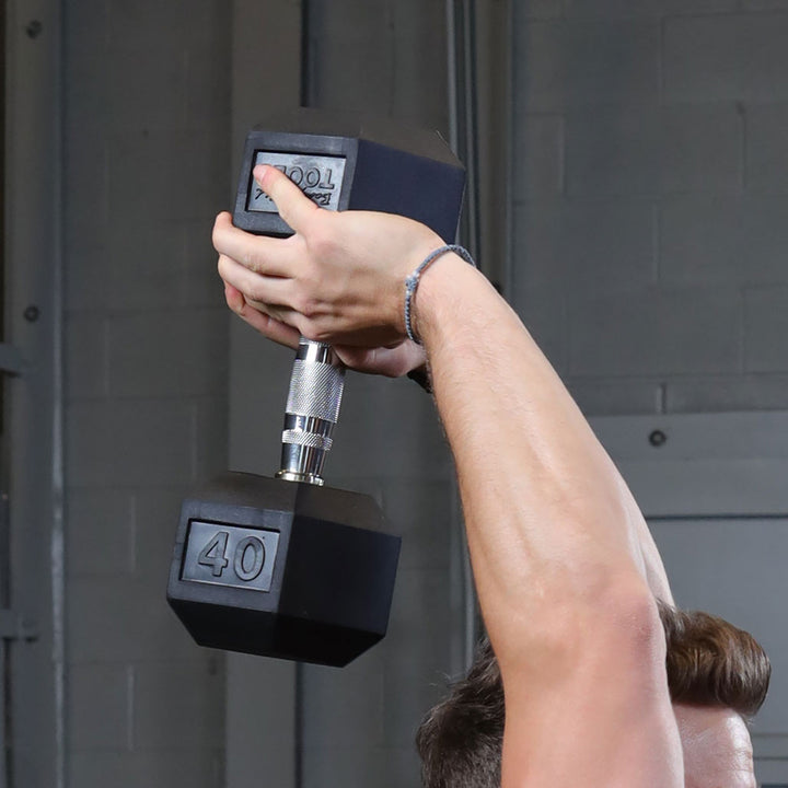 Body Solid 5-50 lb. Rubber Hex Dumbbell Set SPECIAL