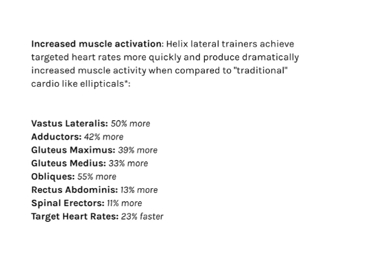 HR3500 Recumbent Lateral Elliptical