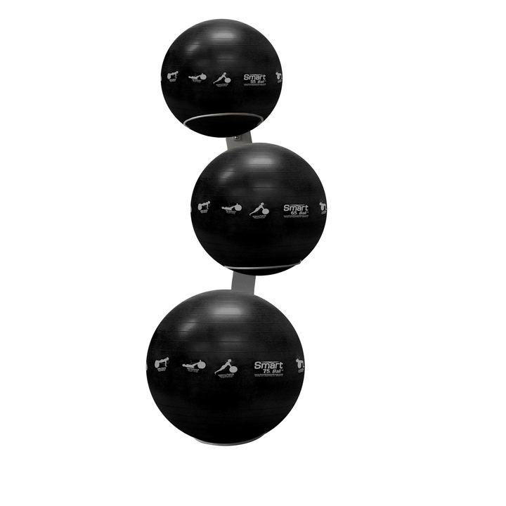 Studio Self-Guided Stability Ball Rack – Wall Mounted Commercial Package
