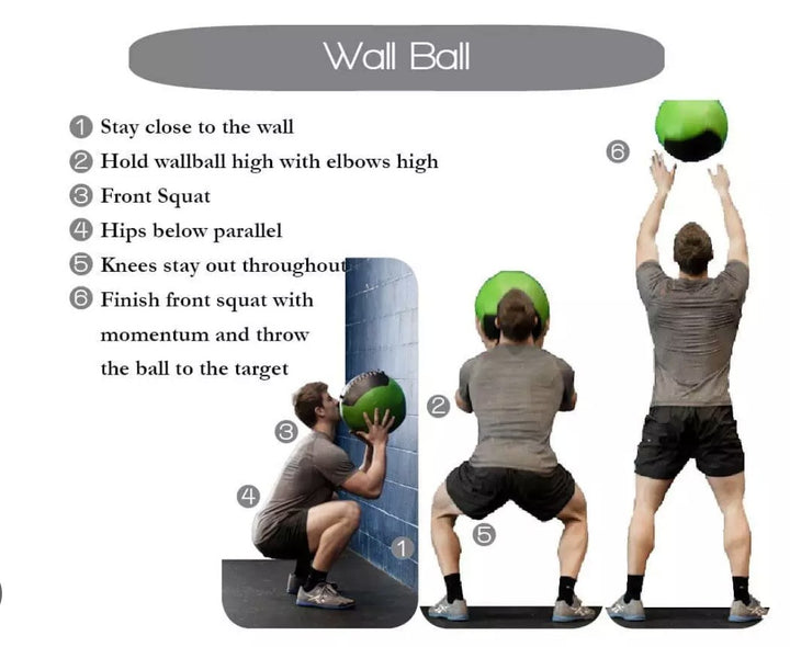 Legion Wall Ball Set (10–20LB) – 6 Ball Set