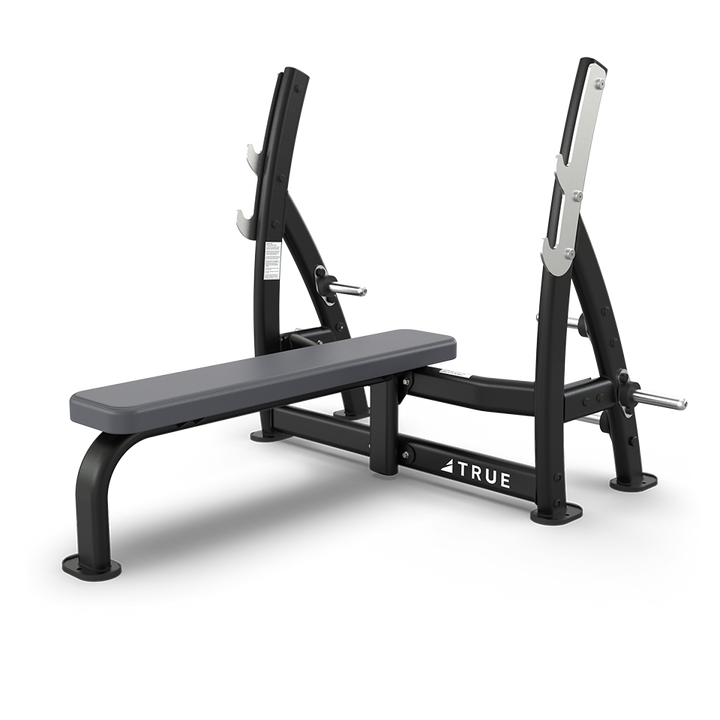 TRUE XFW-7100 Supine Press Bench w/ Plate Holders