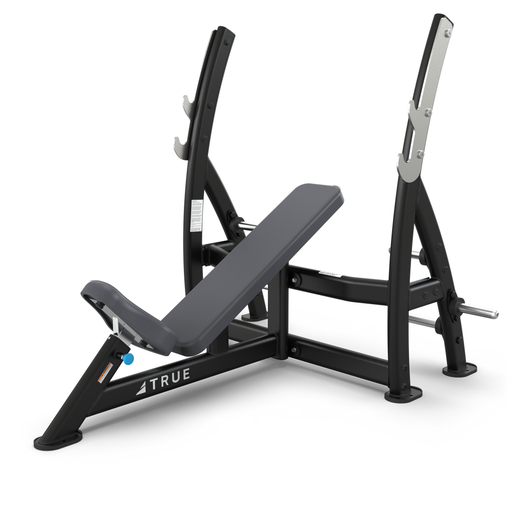 TRUE XFW-7200 Incline Press Bench With Plate Holders