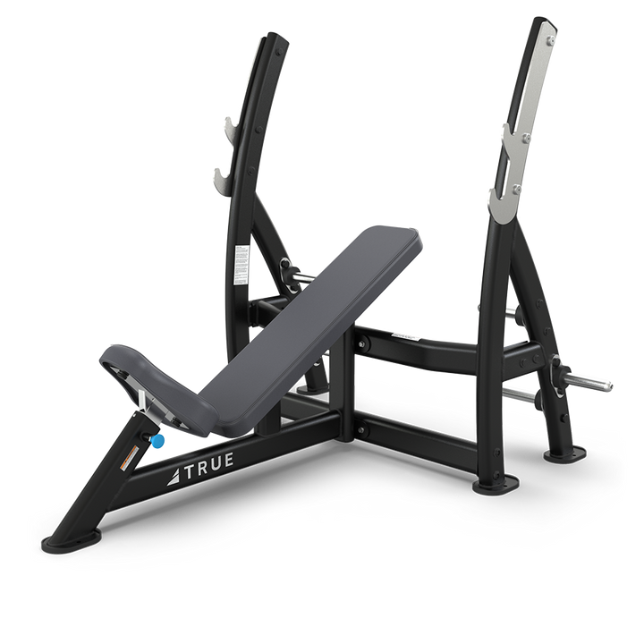 TRUE XFW-7200 Incline Press Bench With Plate Holders