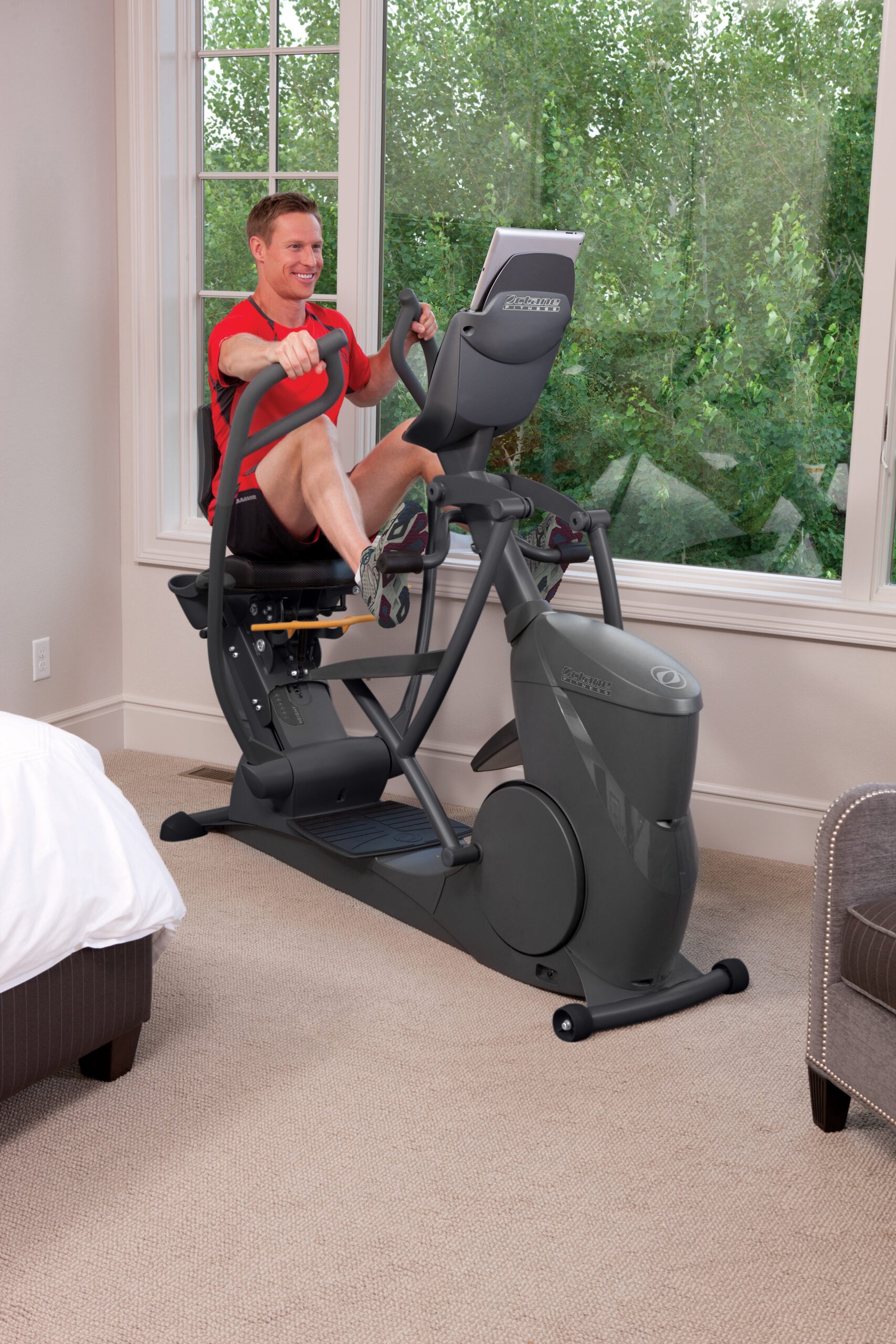 Octane xRide xR6 Recumbent Elliptical | 10” Touchscreen | Fitness