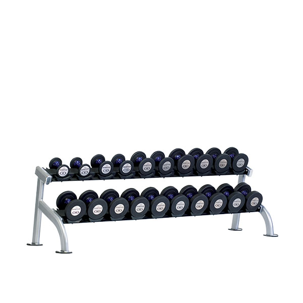 TuffStuff PPF-752 2-Tier Saddle Dumbbell Rack at Commercial Fitness Superstore of Arizona.