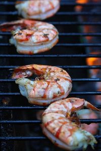 Grilled Shrimp with Jalapeno-Cilantro Salsa