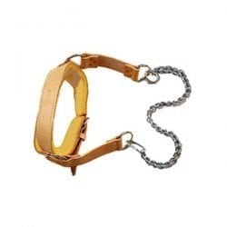 Apollo Leather Head Belt with chain