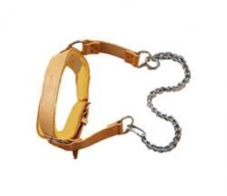 Apollo Leather Head Belt with chain