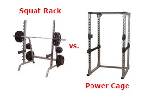 What's The Difference Between a Squat Rack and a Power Cage?