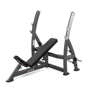 TRUE XFW-7200 Incline Press Bench with Plate Holders