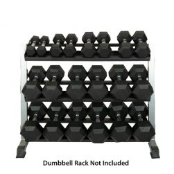 Fitness Products Direct Rubber Hex Dumbbells